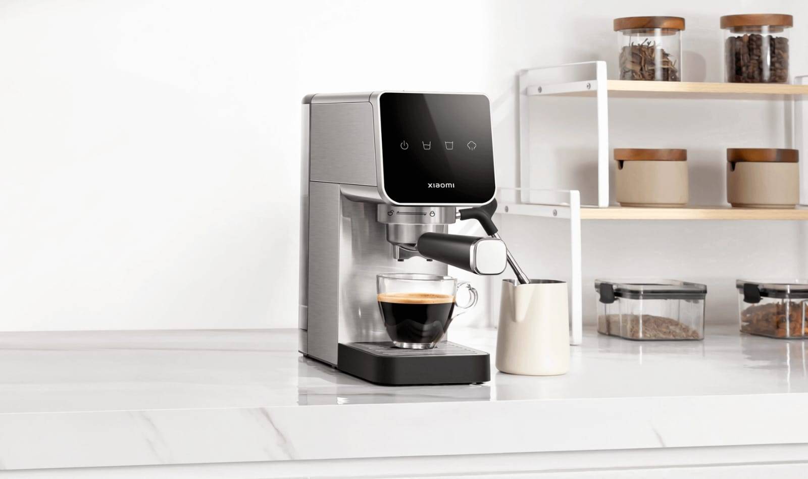 Xiaomi Semi-Automatic Espresso Coffee Machine with Steam Wand and Dual Temperature Control