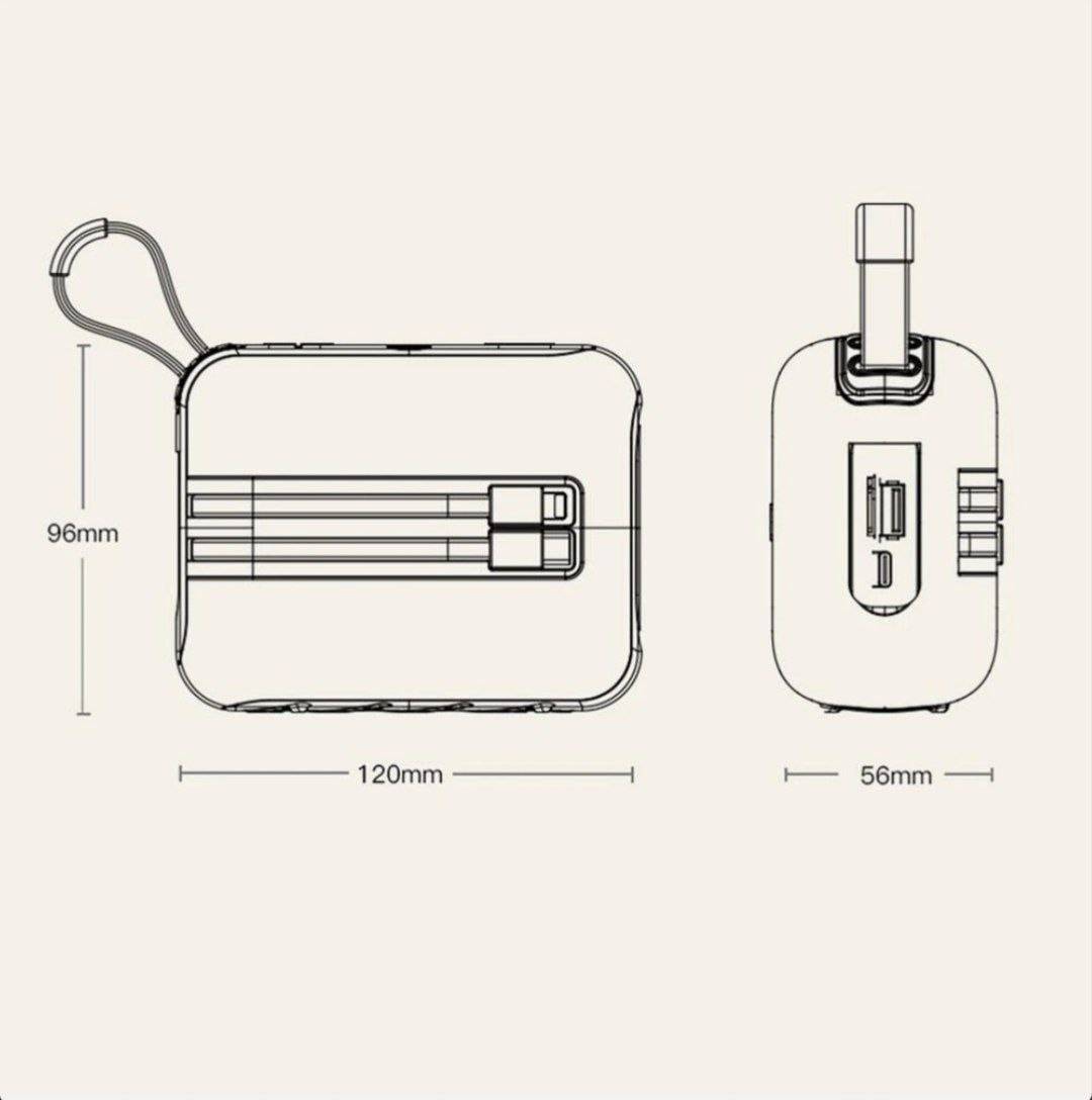 Awei KA20 Portable Wireless Bluetooth Speaker 5.3 Connectivity with RGB Lighting