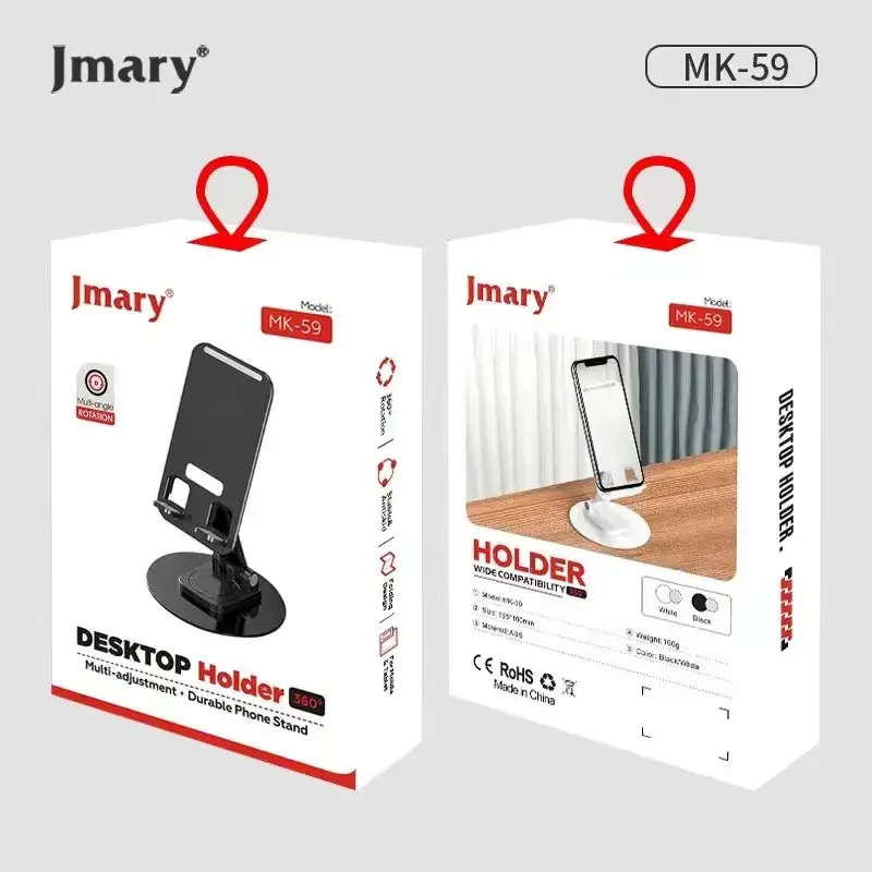 Jmary MK-59 Adjustable Desktop Mobile Phone Holder Stand