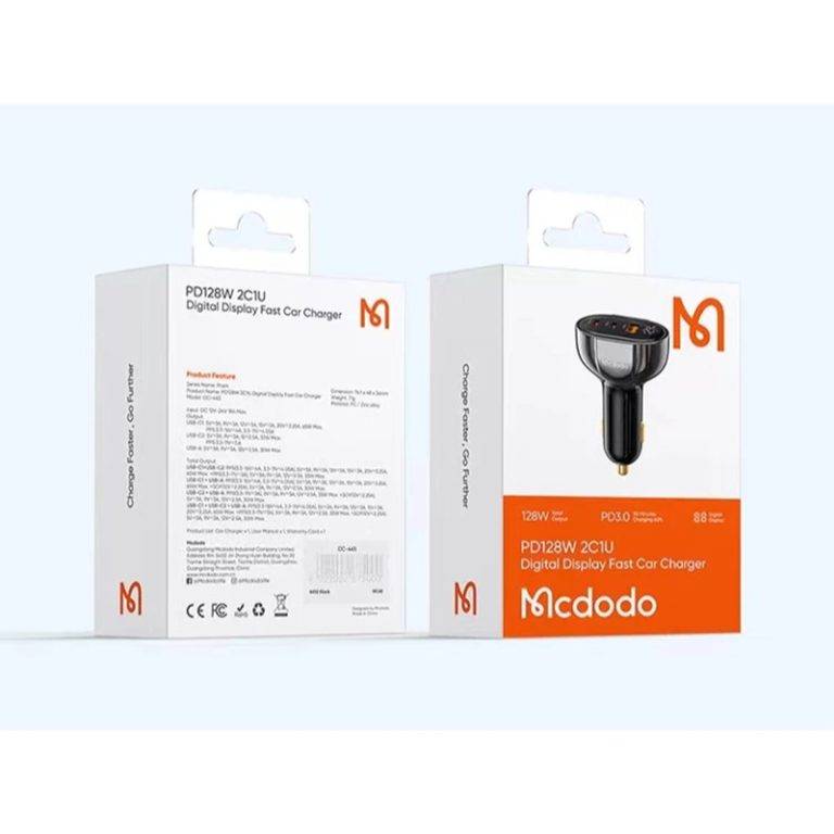 Mcdodo CC-445 128W Fast Car Charger