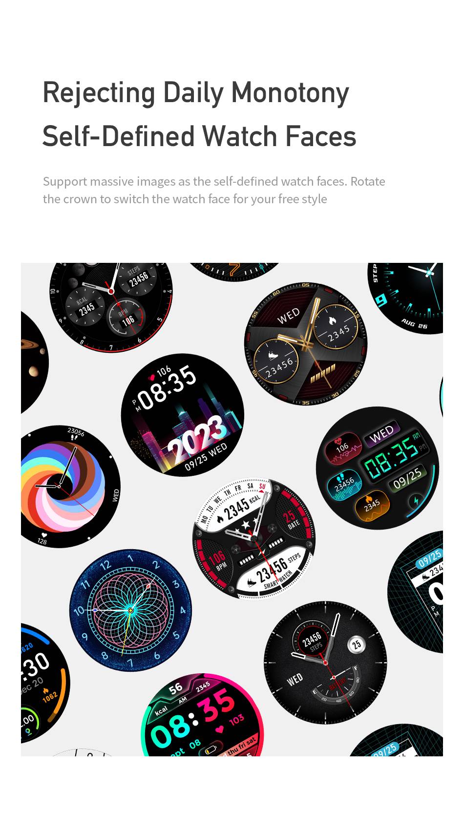 AWEI H27 Smartwatch with Heart Rate Monitoring