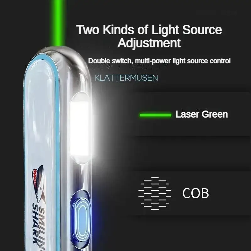 Smiling Shark LS-308 Multifunctional Outdoor LED Flashlight High-Power Lighting Tool
