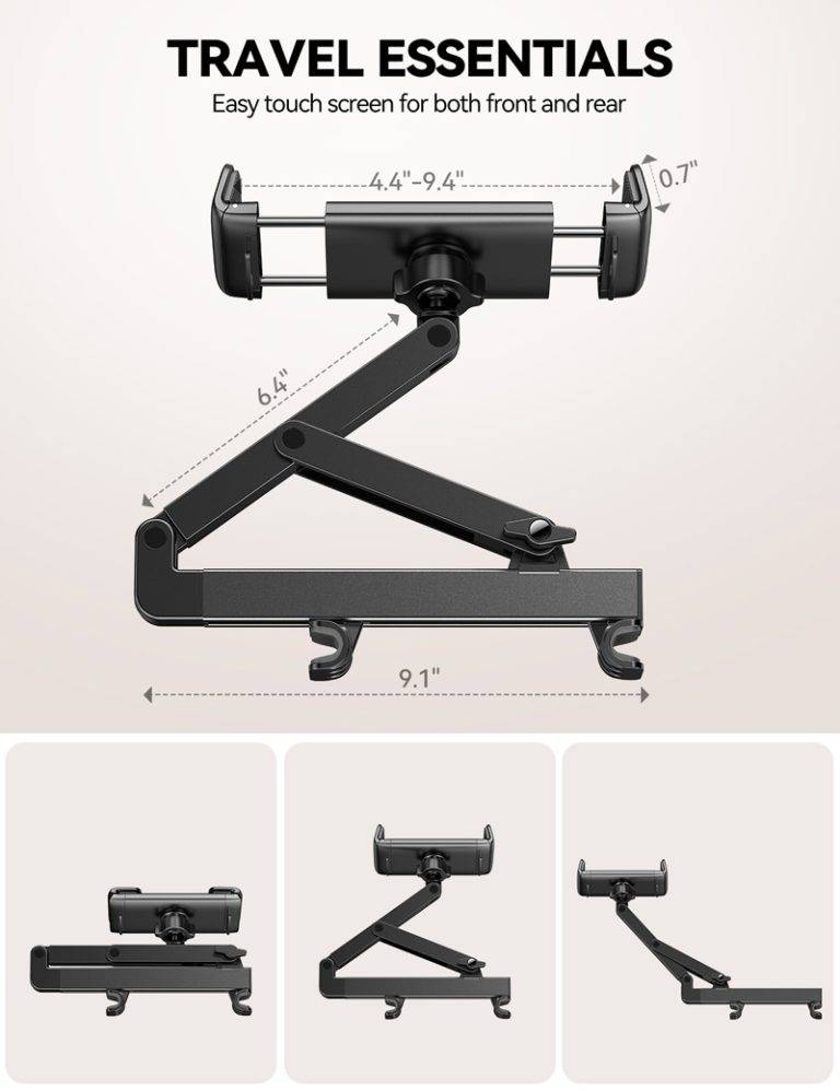 JOYROOM JR-ZS433 Universal Car Headrest Tablet Mount Holder