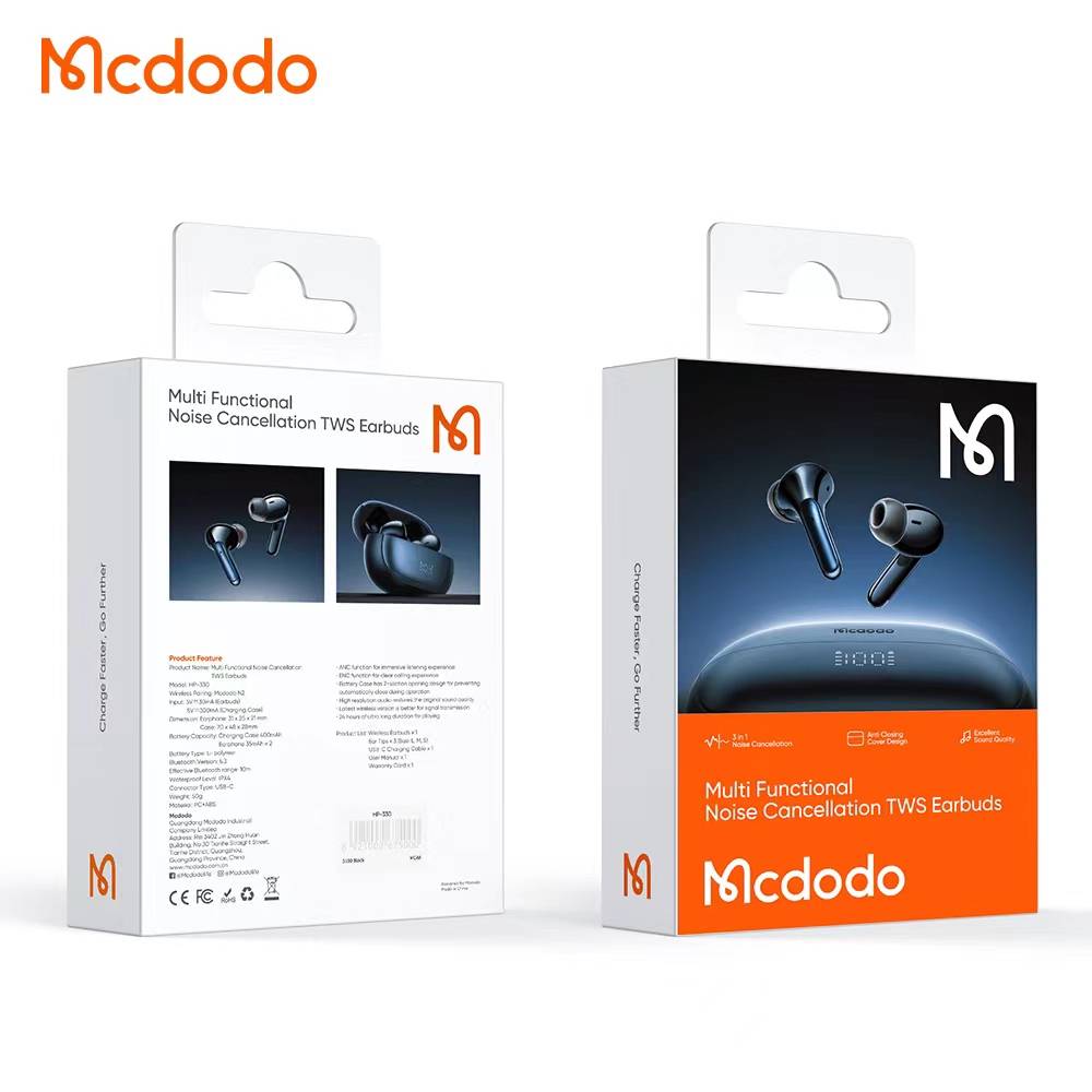 Mcdodo HP-330 Multifunctional TWS Noise Cancellation Earbuds