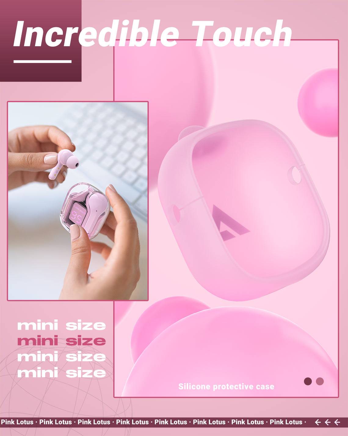 Acefast Crystal T6 True Wireless Stereo TWS Earbuds