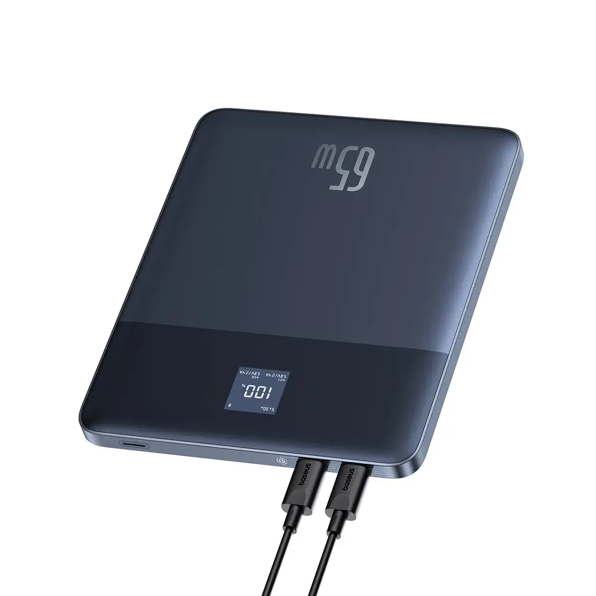 Baseus Blade 2 Ultra-Slim Power Bank 12000mAh 65W with 100W USB-C to USB-C Cable