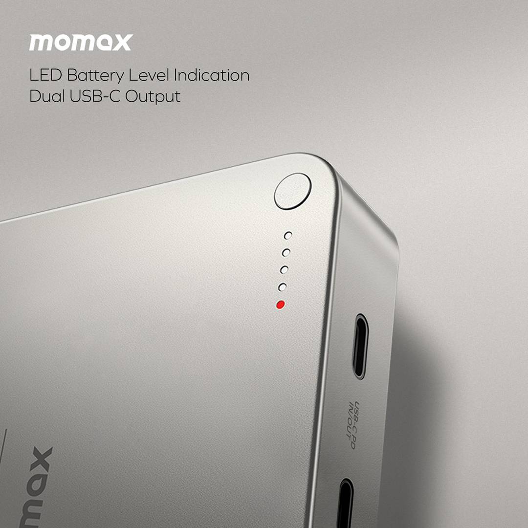 Momax Q.Mag X2 20000mAh Magnetic Wireless Power Bank