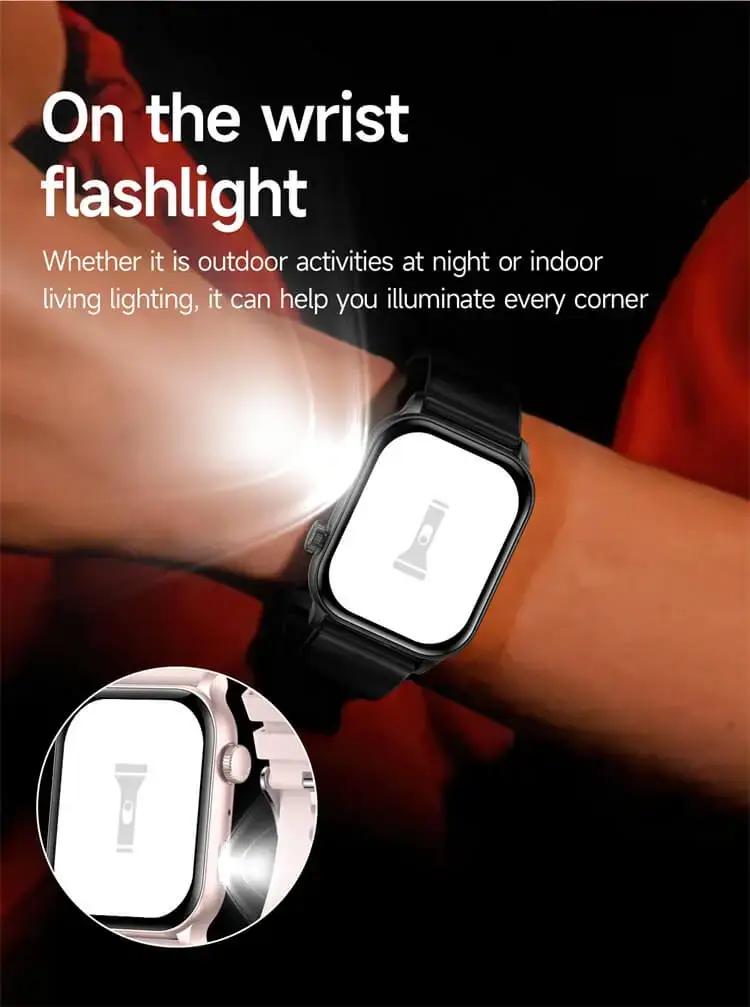 Valdus VS40 Pro AMOLED Smartwatch with Bluetooth Calling & Built-in Flashlight