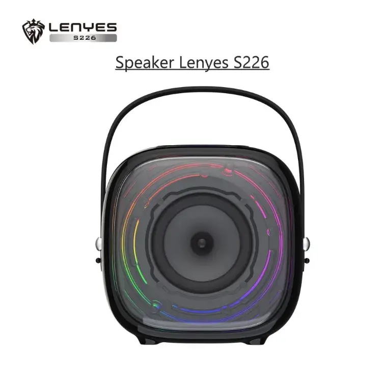 Lenyes S226 KTV RGB LED Light Wireless Speaker + Microphone