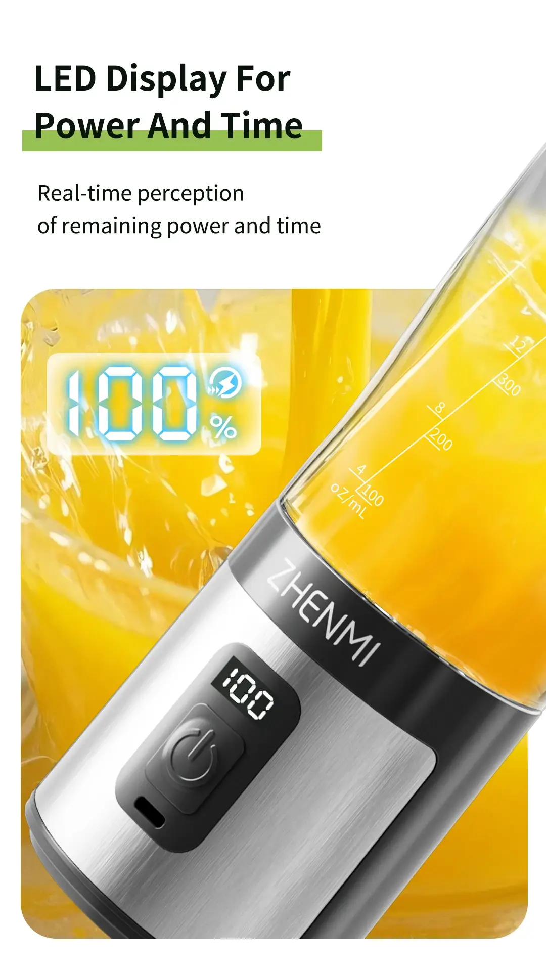 Zhenmi ZMGZ-J17 Portable Ice-Crushing Blender