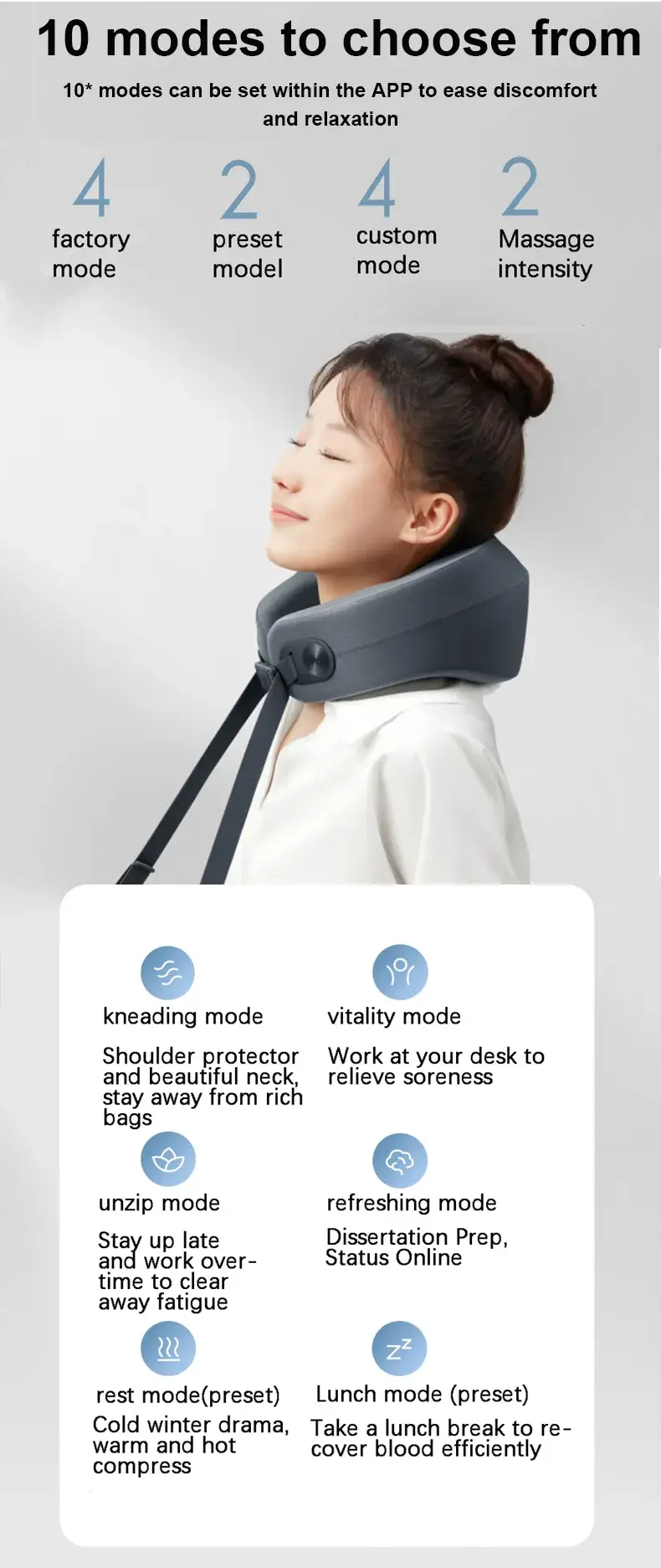 Xiaomi Mijia Smart Neck Massager with Mi Home App 2550mAh