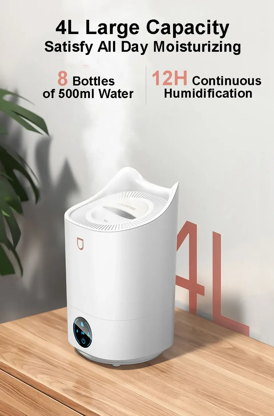 K6 USB Rechargeable 4L Air Humidifier