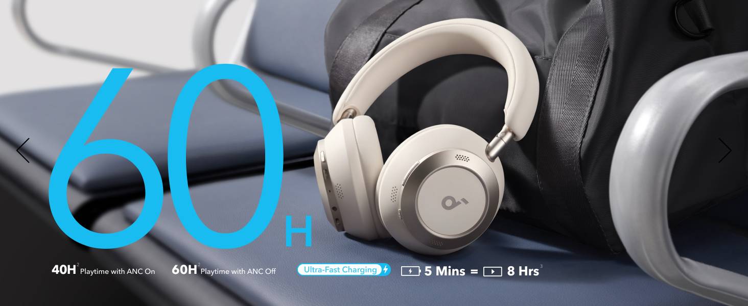 Anker Soundcore Space One Pro Foldable Over-Ear Wireless Headphones