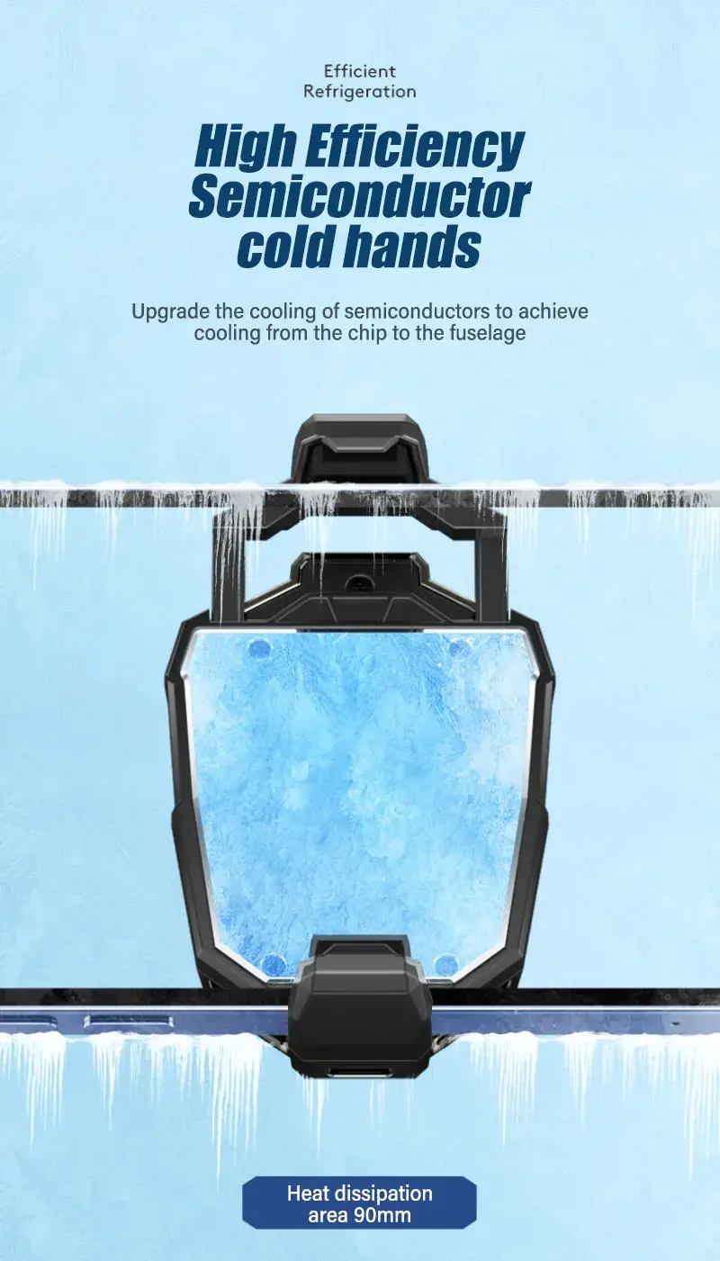 Coodio X20 USB-Powered Semiconductor Mobile Phone Cooler with Portable Radiator Fan