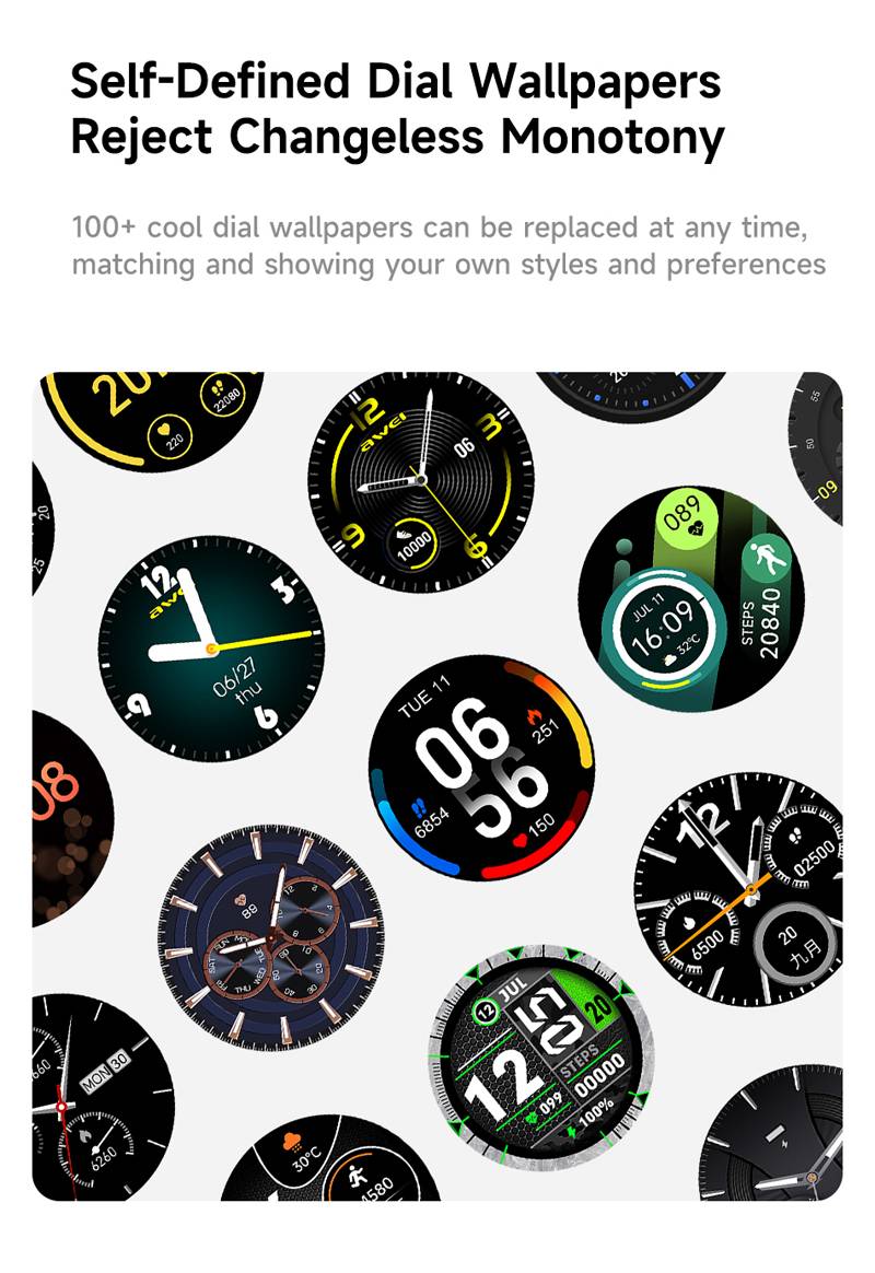 AWEI H35 IP68 Waterproof Smartwatch