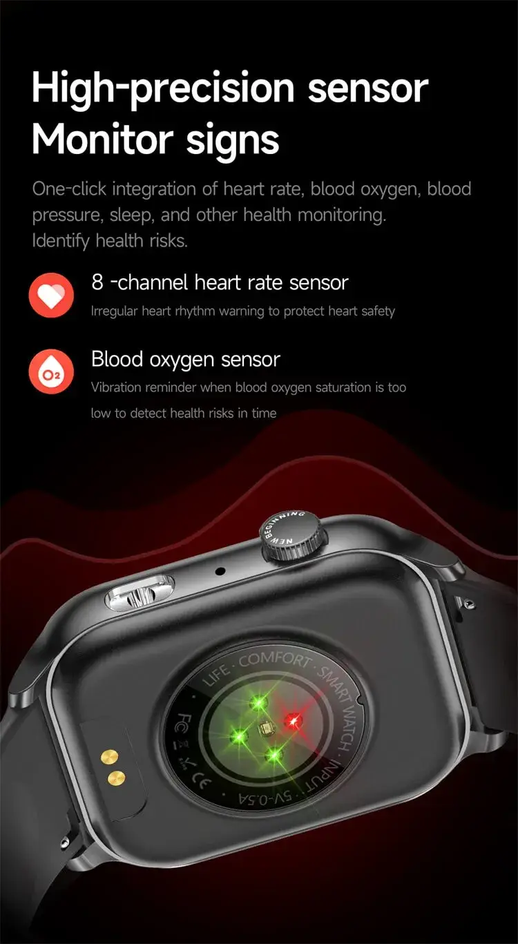 Valdus VS40 Pro AMOLED Smartwatch with Bluetooth Calling & Built-in Flashlight