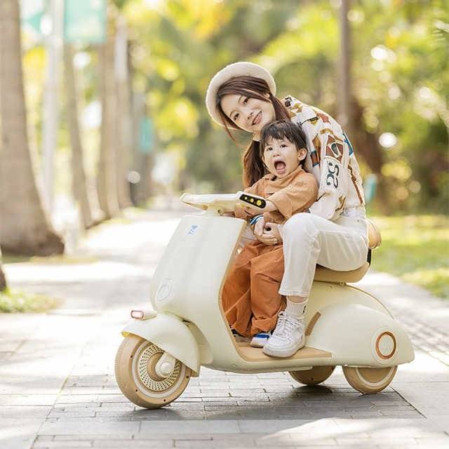 Rechargeable Electric Motorbike for Kids (Ages 3-8) Stylish Toy Ride-On Bike