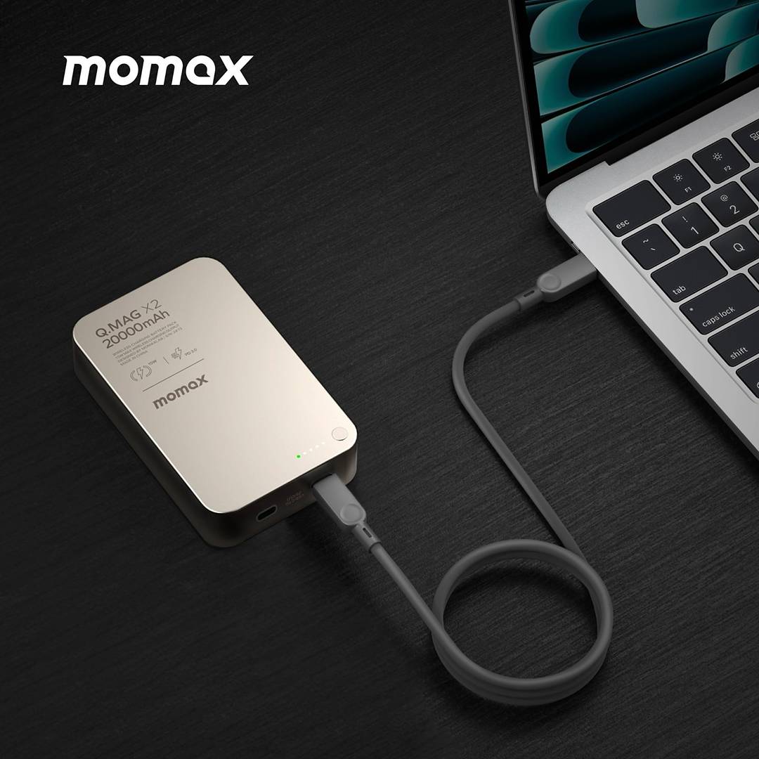 Momax Q.Mag X2 20000mAh Magnetic Wireless Power Bank