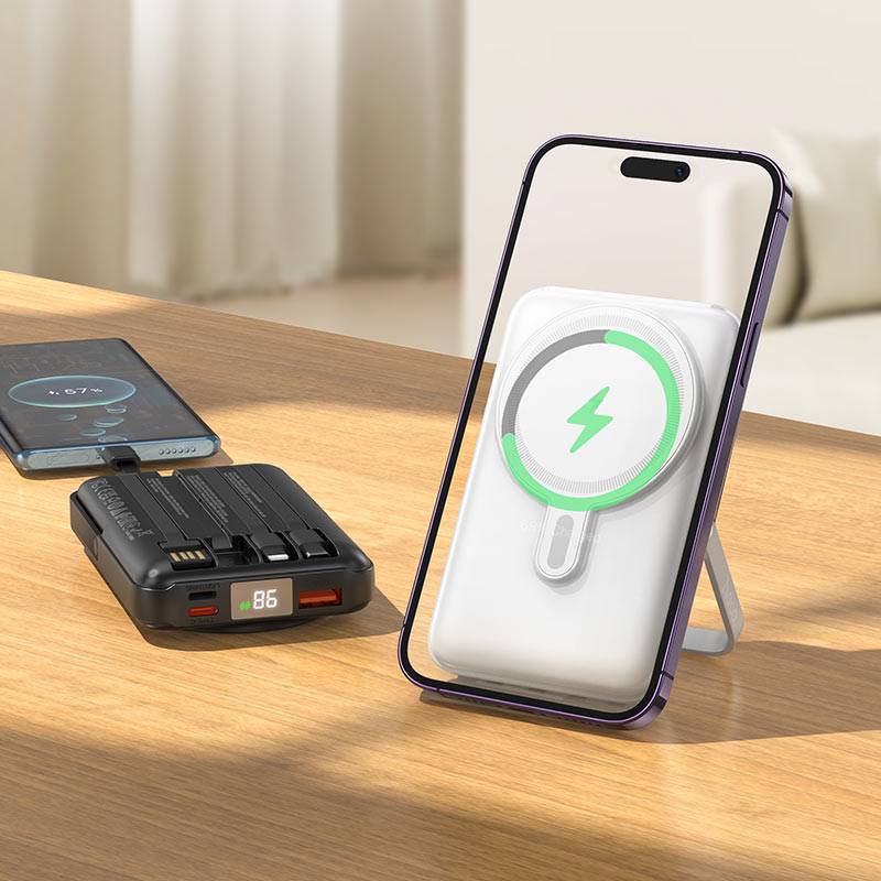 Hoco J135 Rico 10000mAh Power Bank with 22.5W Fast Wireless Charging