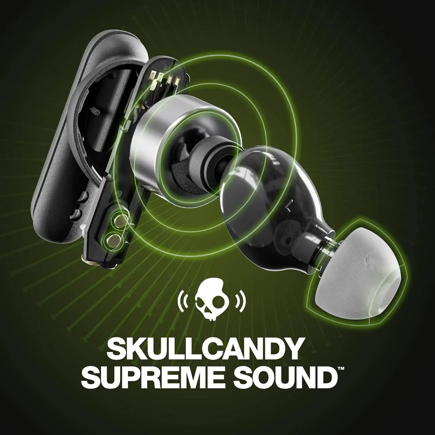 Skullcandy Smokin Buds IPX4 Waterproof In-Ear True Wireless Earbuds