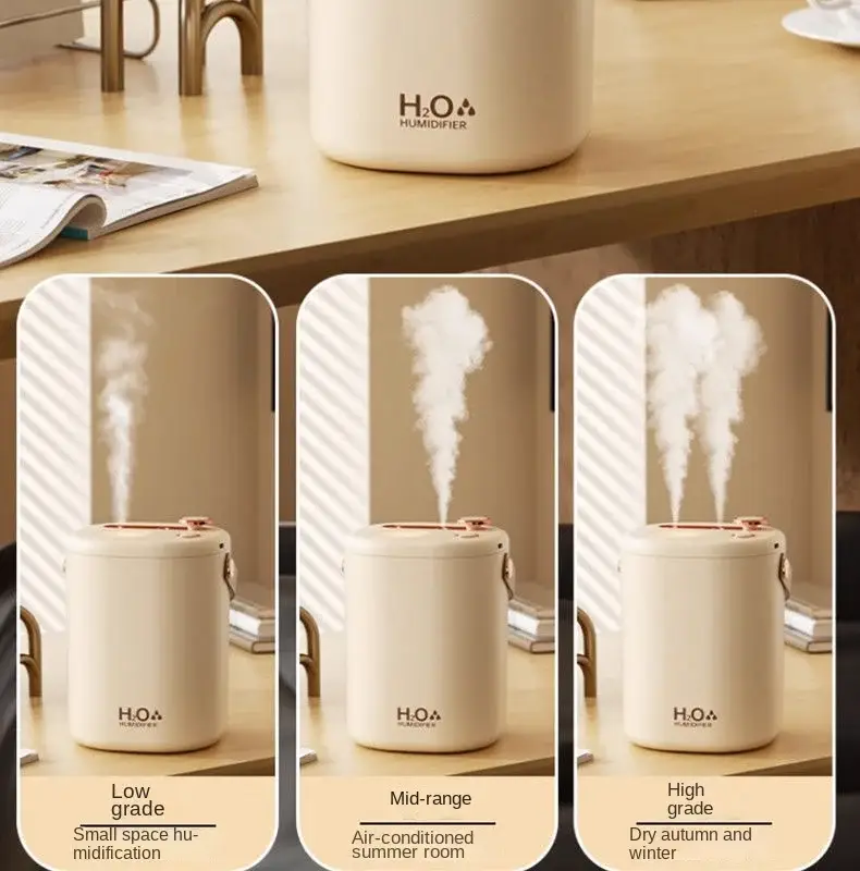 Double Spray Mini Humidifier with Led Light