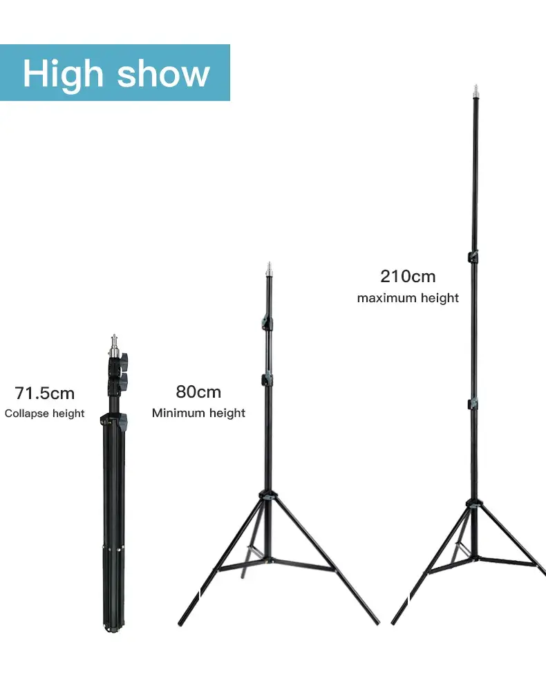 Jmary MT-75 Adjustable Photography & Video Light Stand Tripod