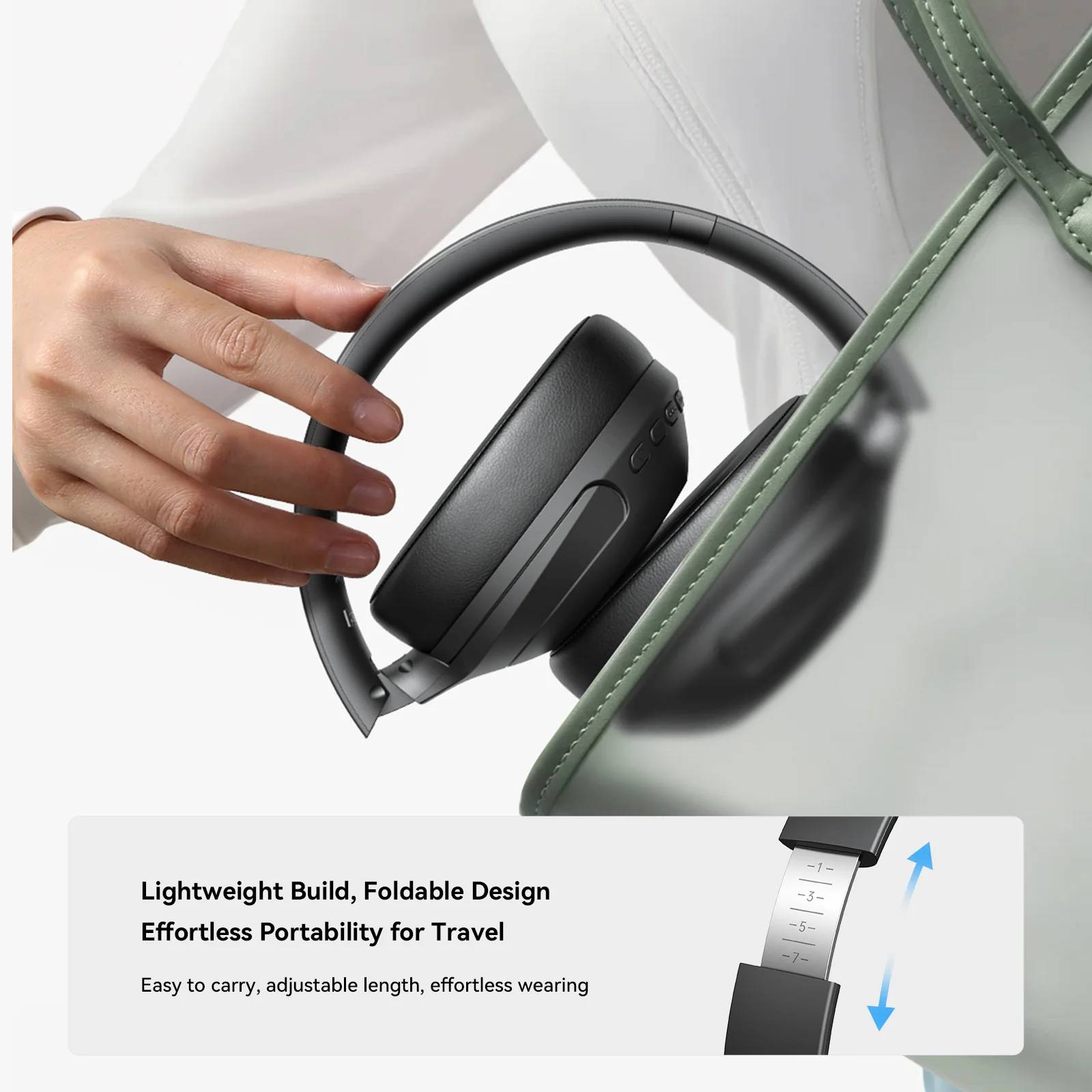 JOYROOM JR-JH2 ANC Over-Ear Wireless Bluetooth Headphones