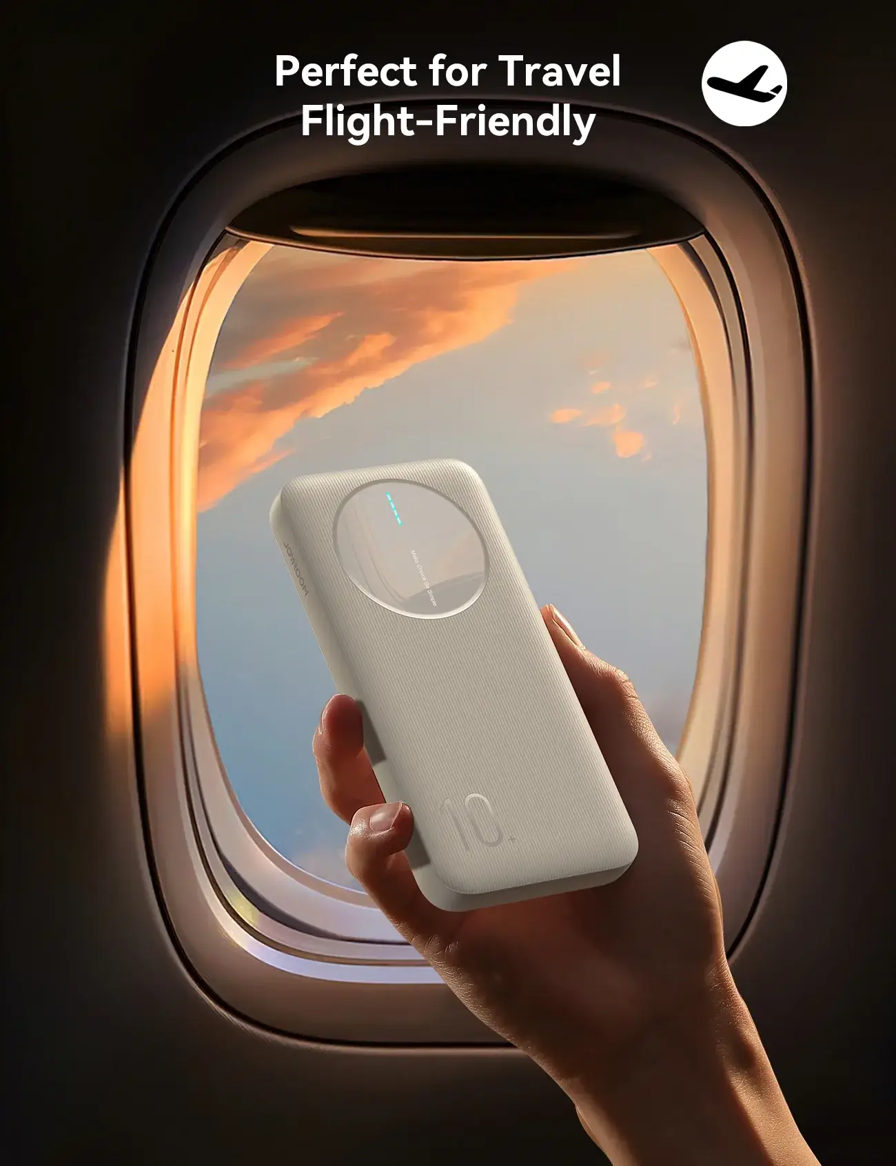 JOYROOM JR-PBF12 2.4A 10000mAh Power Bank 22.5W Fast Charging with LED Display
