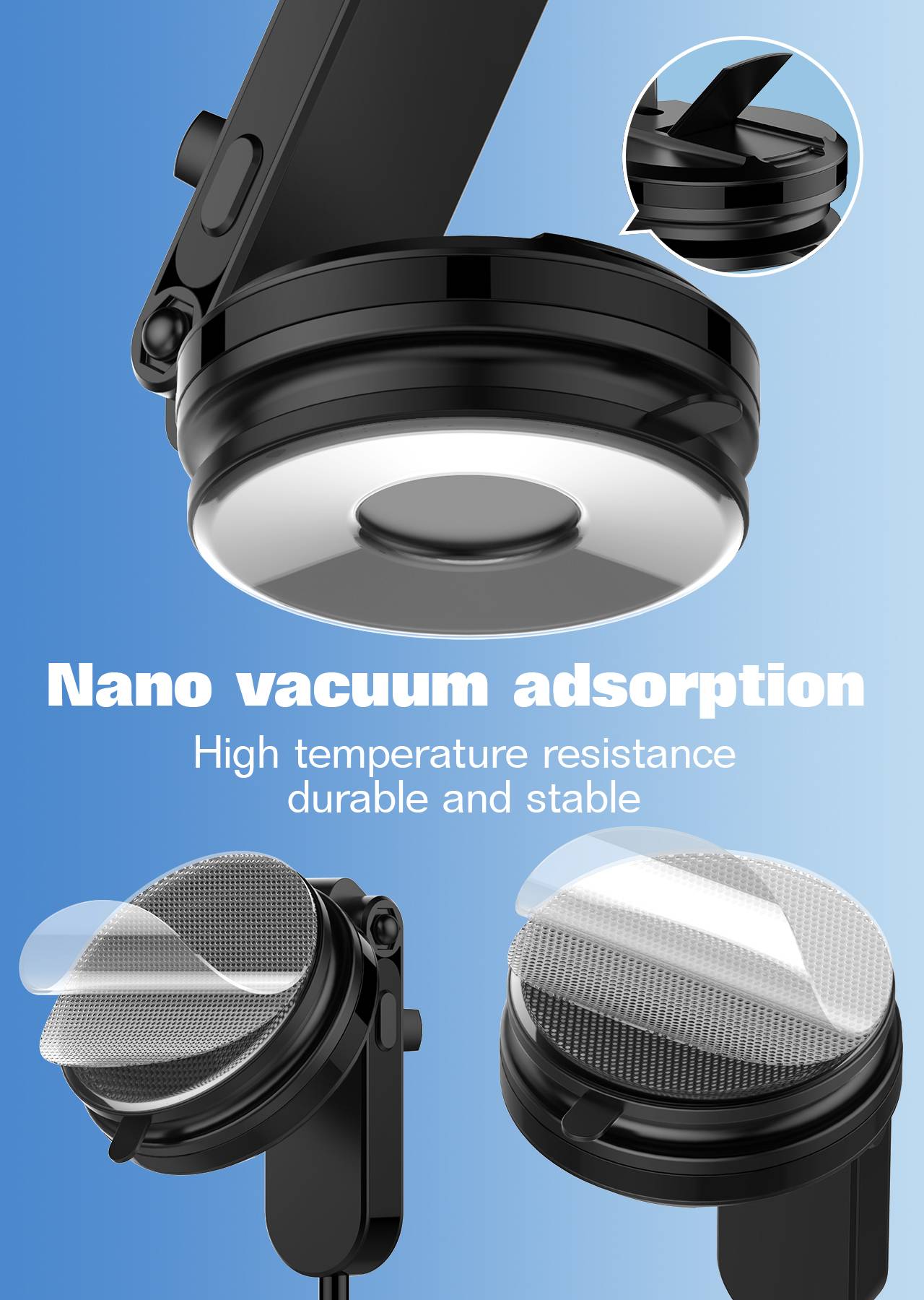 LDNIO MA30-1 15W Magnetic Wireless Charging Car Phone Holder