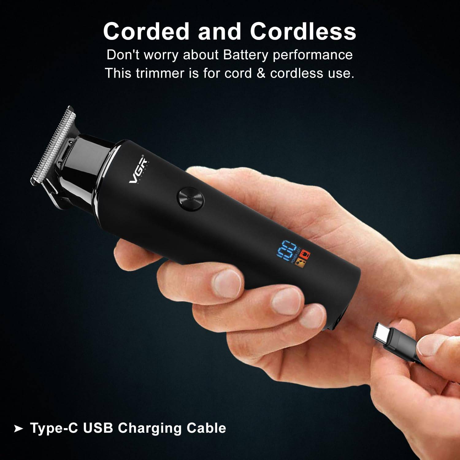 VGR V-937 Professional Rechargeable Electric Hair Trimmer