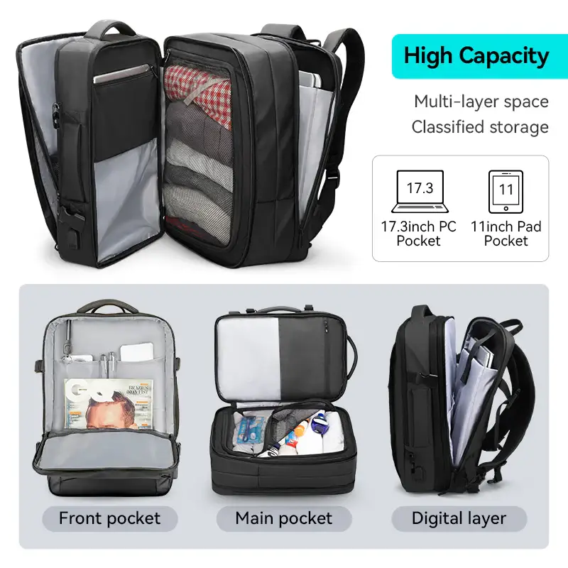 Mark Ryden MR9299KR Expand Your Hustle Adaptable Business Backpack for Laptops & More