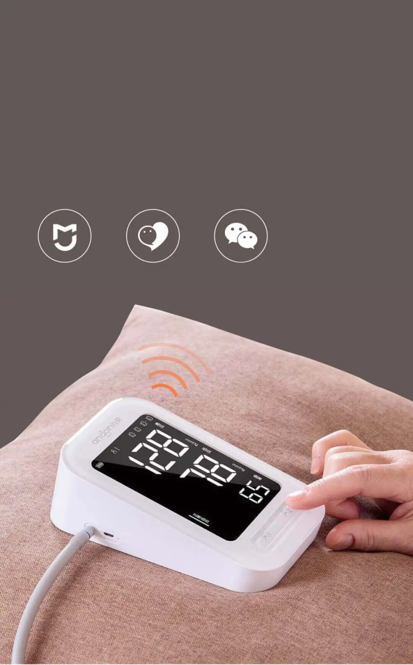 Xiaomi Andon Intelligent Blood Pressure Monitor - Medical-Grade Accuracy for Home Use