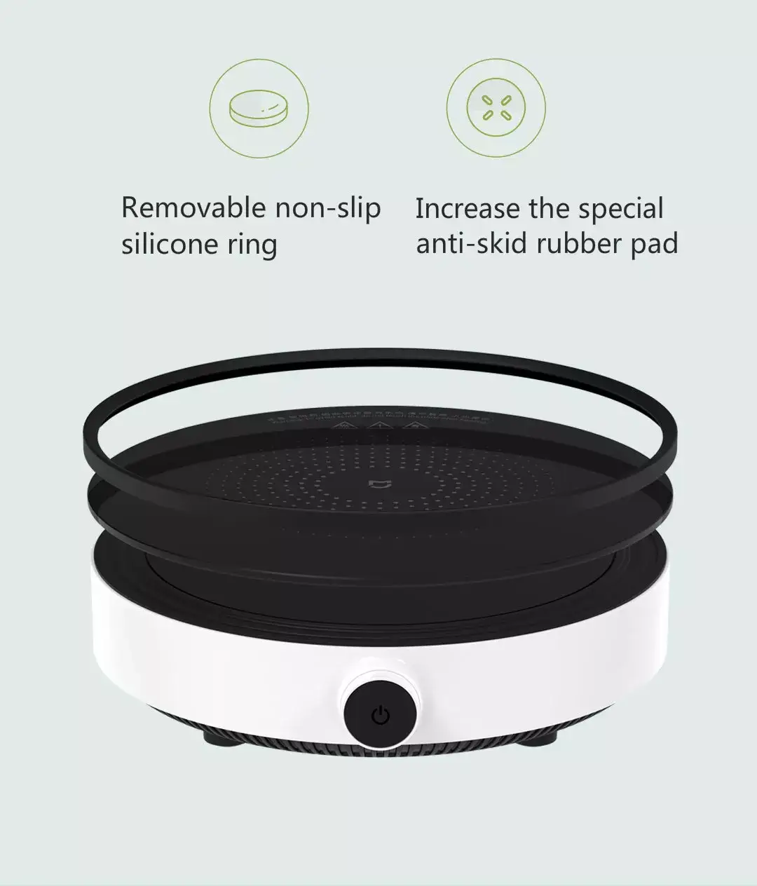 Xiaomi Mijia N1 2100W Portable Induction Cooker with 6-Speed Heating & Double Thickened Coil