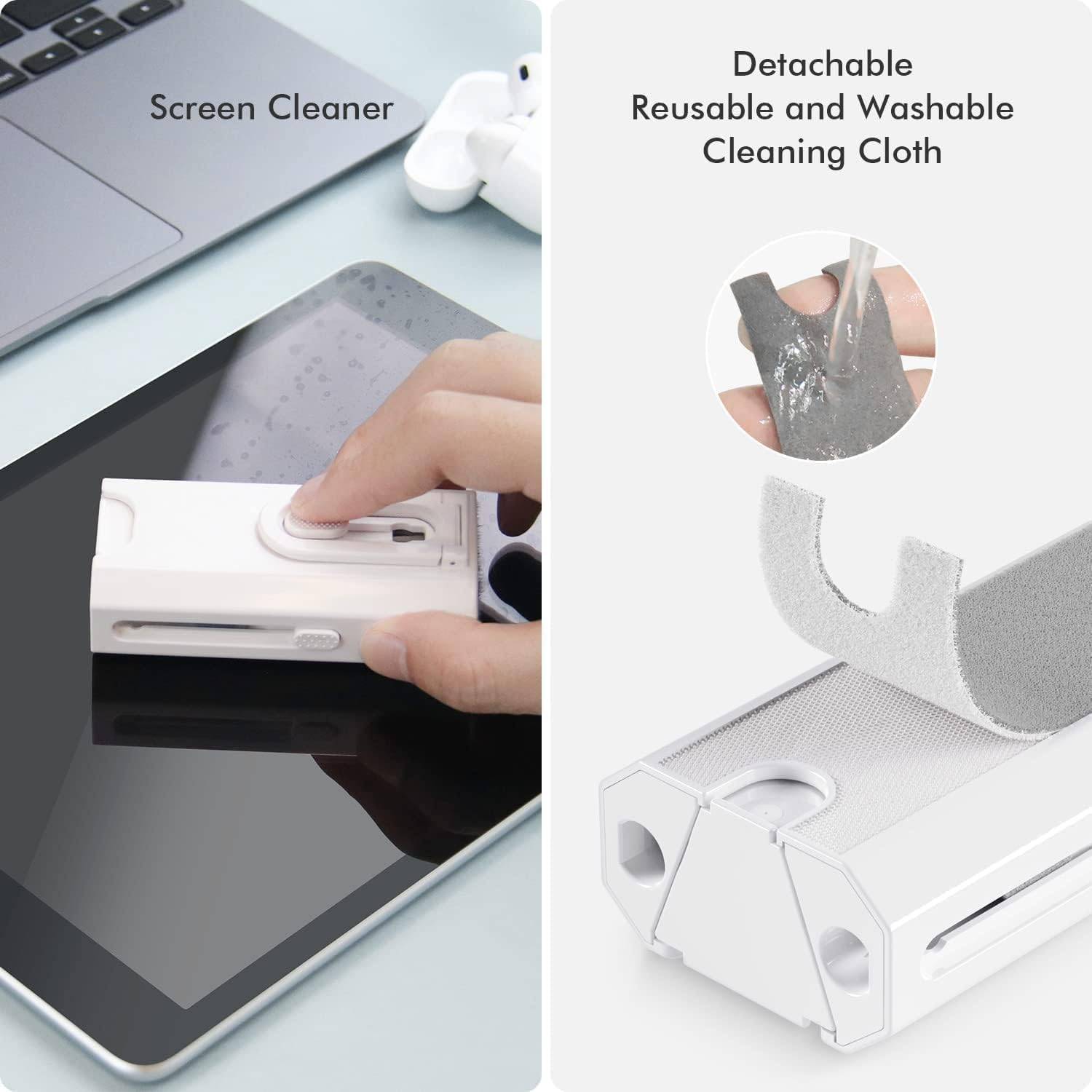 COTECi 75002 8-in-1 Electronic Cleaning Kit with Key Puller Pen Brush & Spray Bundle