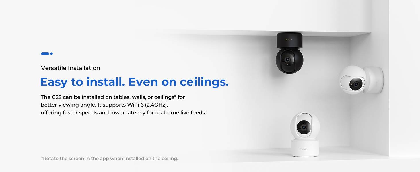 IMILAB C22 3K Wi-Fi Plug-in Power Indoor Security Camera