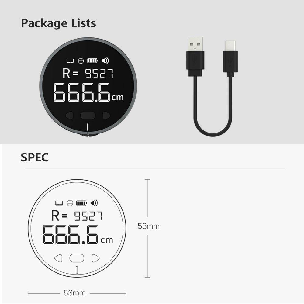  Xiaomi ATuMan Mini Q Digital Measuring Tape 