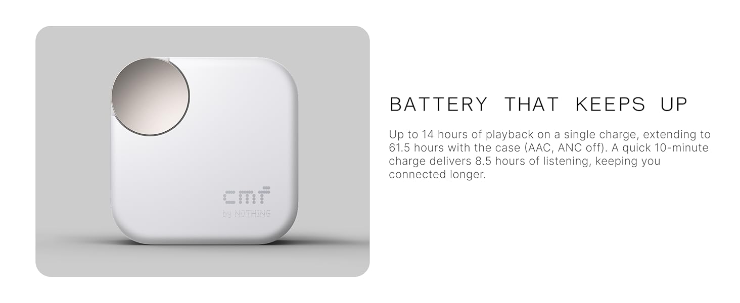 CMF by Nothing Buds 2 Plus ANC True Wireless Earbuds