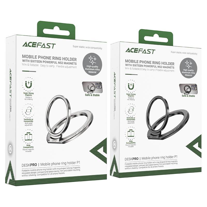 ACEFAST P1 Magnetic Phone Ring Holder with Strong Grip & Kickstand Function