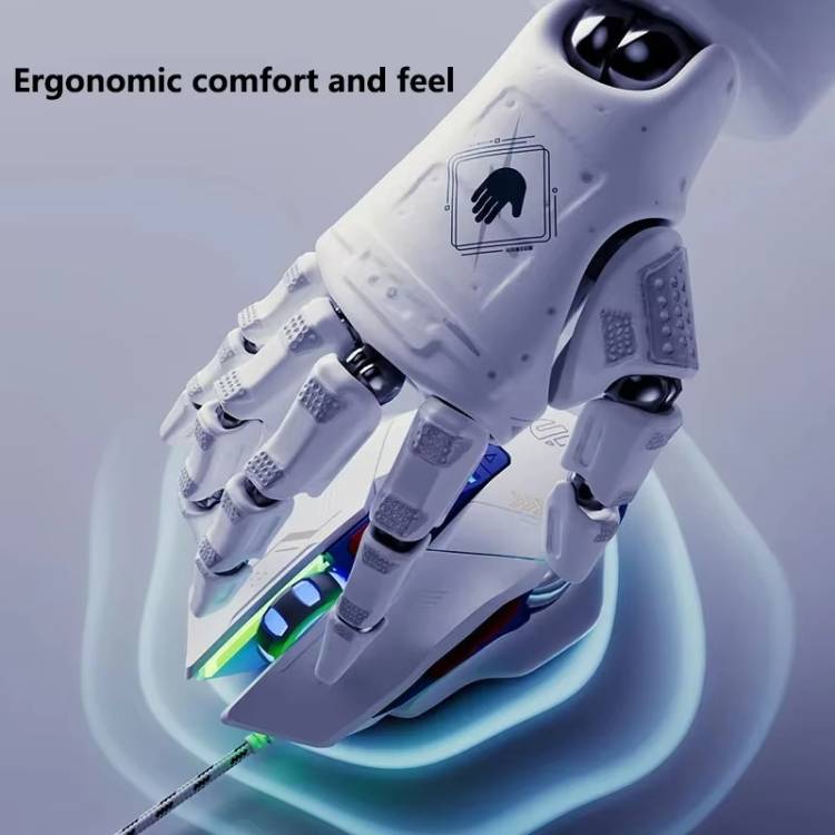 Inphic W9P Silent Wired Gaming Mouse