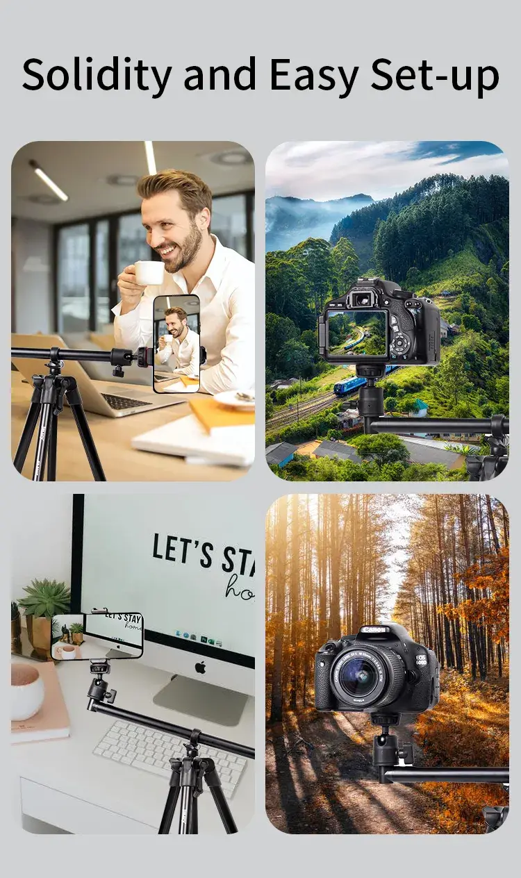 Jmary KP-2207 Portable Aluminum Alloy Tripod Stand