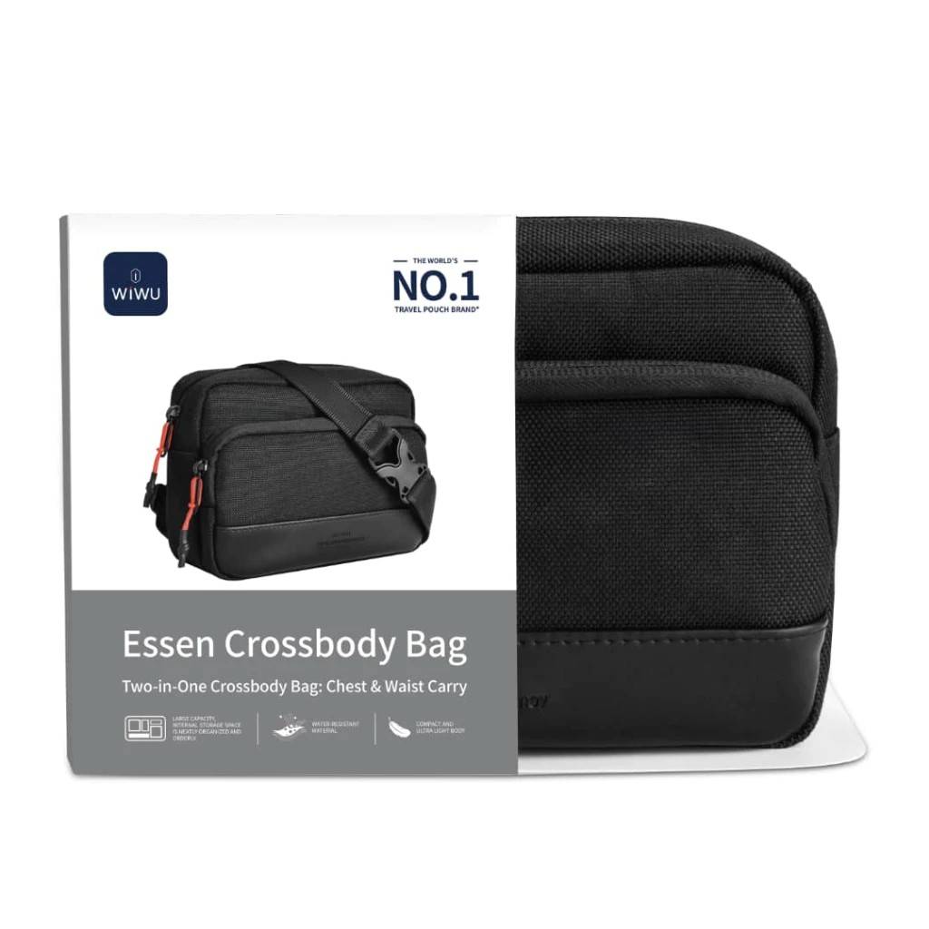 WiWU Essen 2-in-1 Crossbody & Travel Pouch Bag