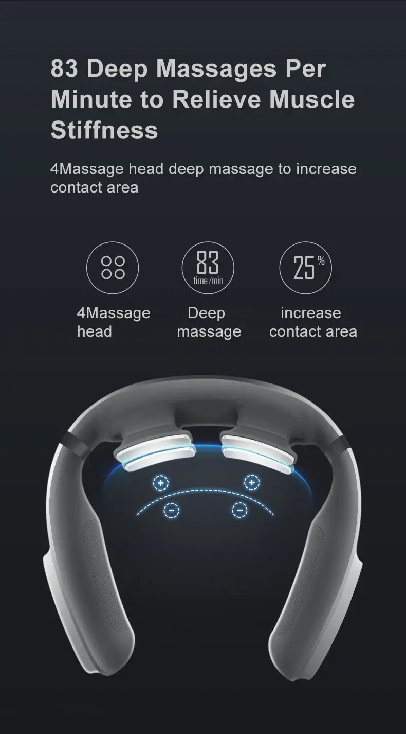 Xiaomi Jeeback G3 Wireless TENS Neck Massager for Pain Relief