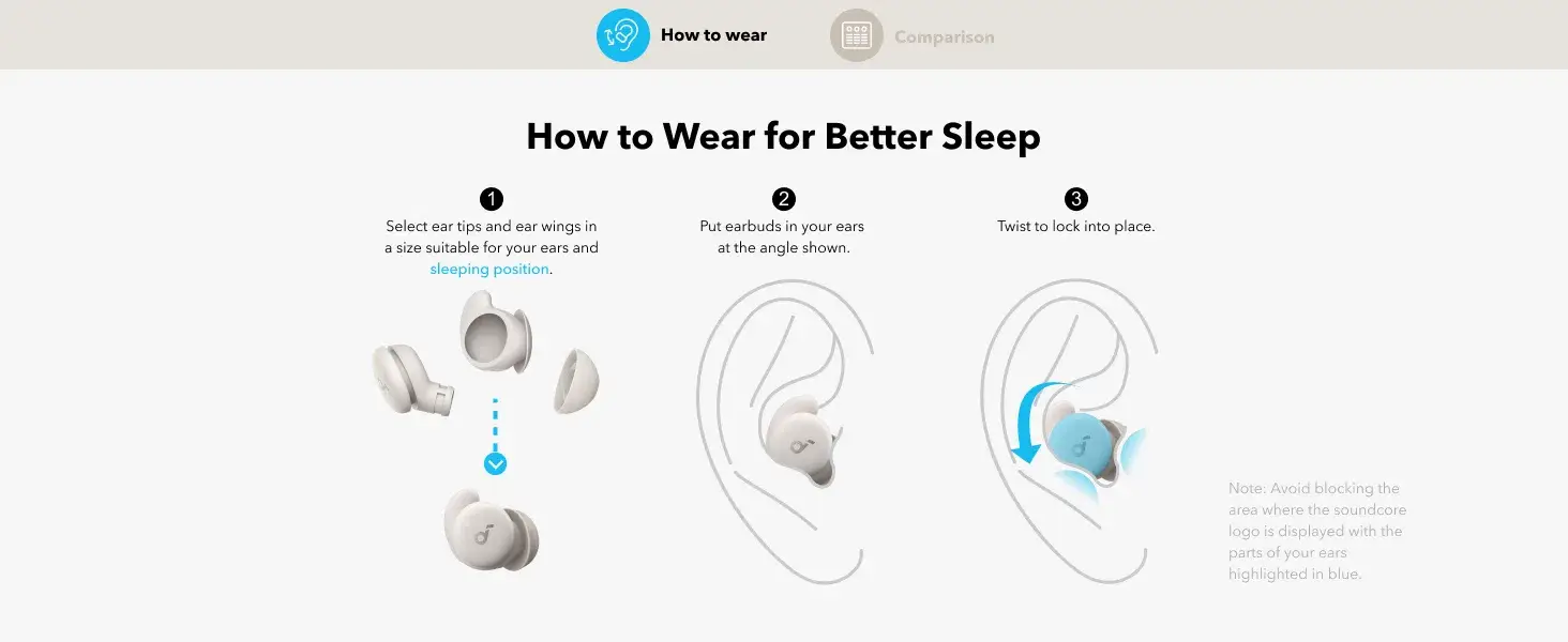 Anker Soundcore Sleep A20 True Wireless Noise-Isolating Sleep Earbuds