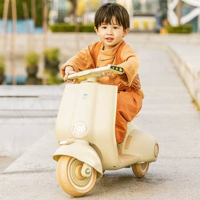 Rechargeable Electric Motorbike for Kids (Ages 3-8) Stylish Toy Ride-On Bike