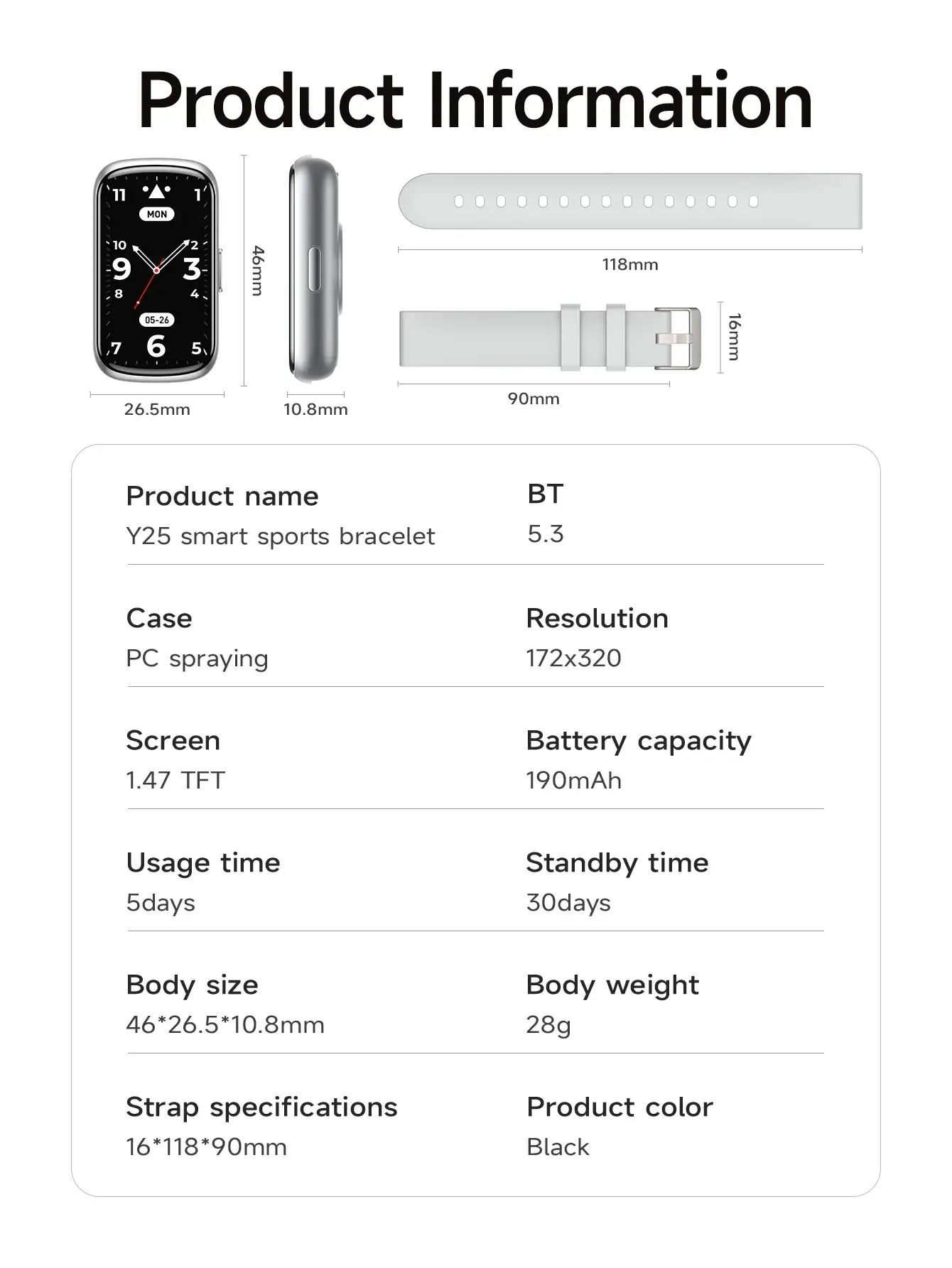 Hoco Y25 Smart Sport Watch