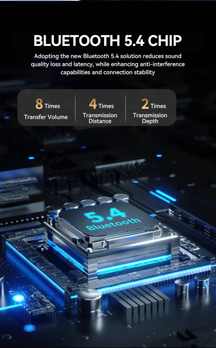 Valdus VTS-200 TWS Bluetooth Earbuds with Fashionable Transparent Charging Case