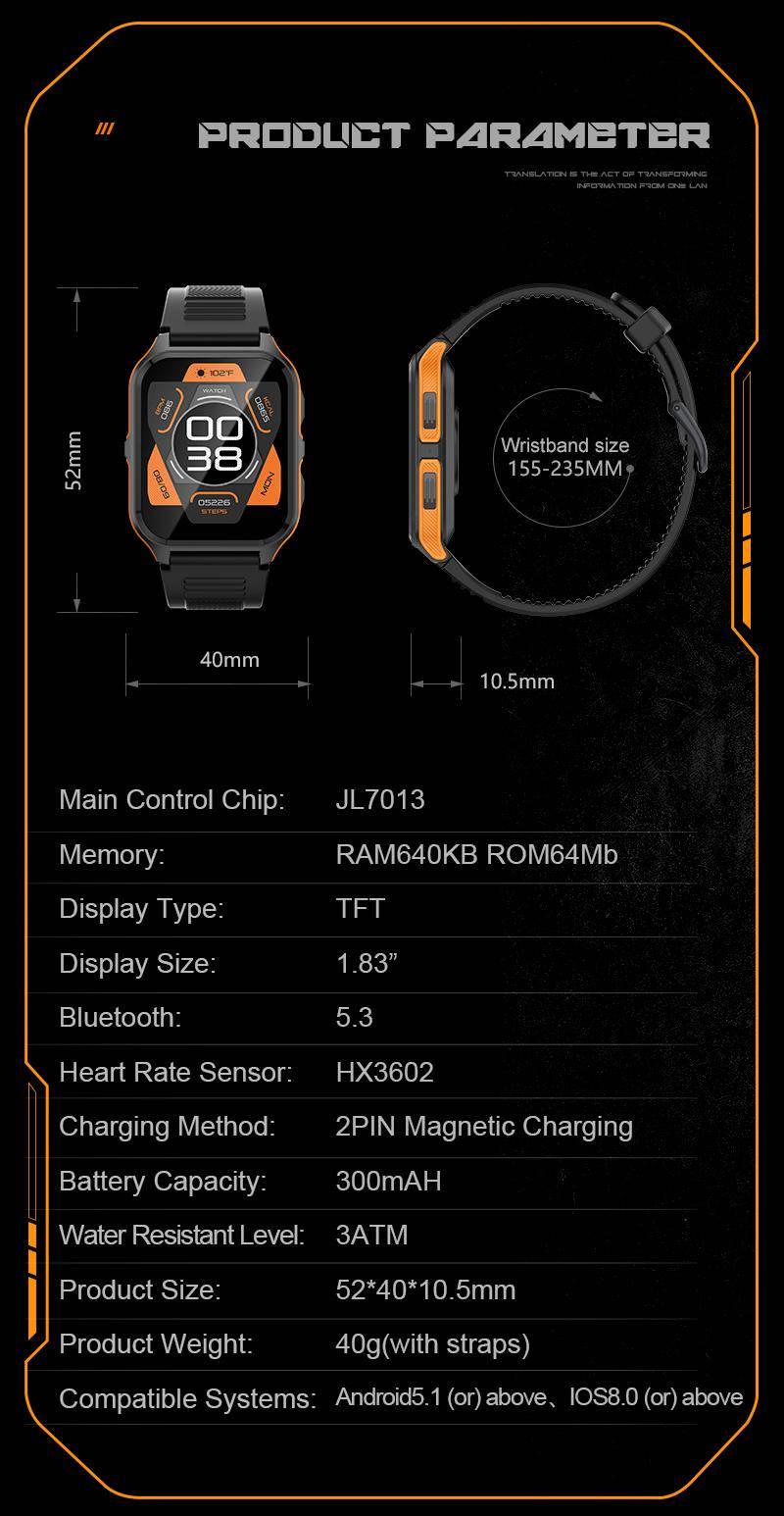 YES Bolt Pro Smartwatch