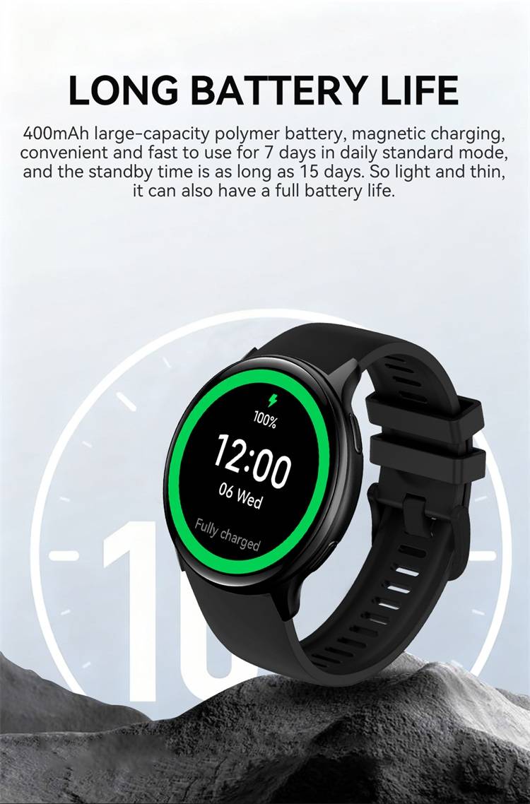 Valdus VG53 Pro Smartwatch 3ATM Waterproof GPS SOS Health Monitoring & Bluetooth Calls