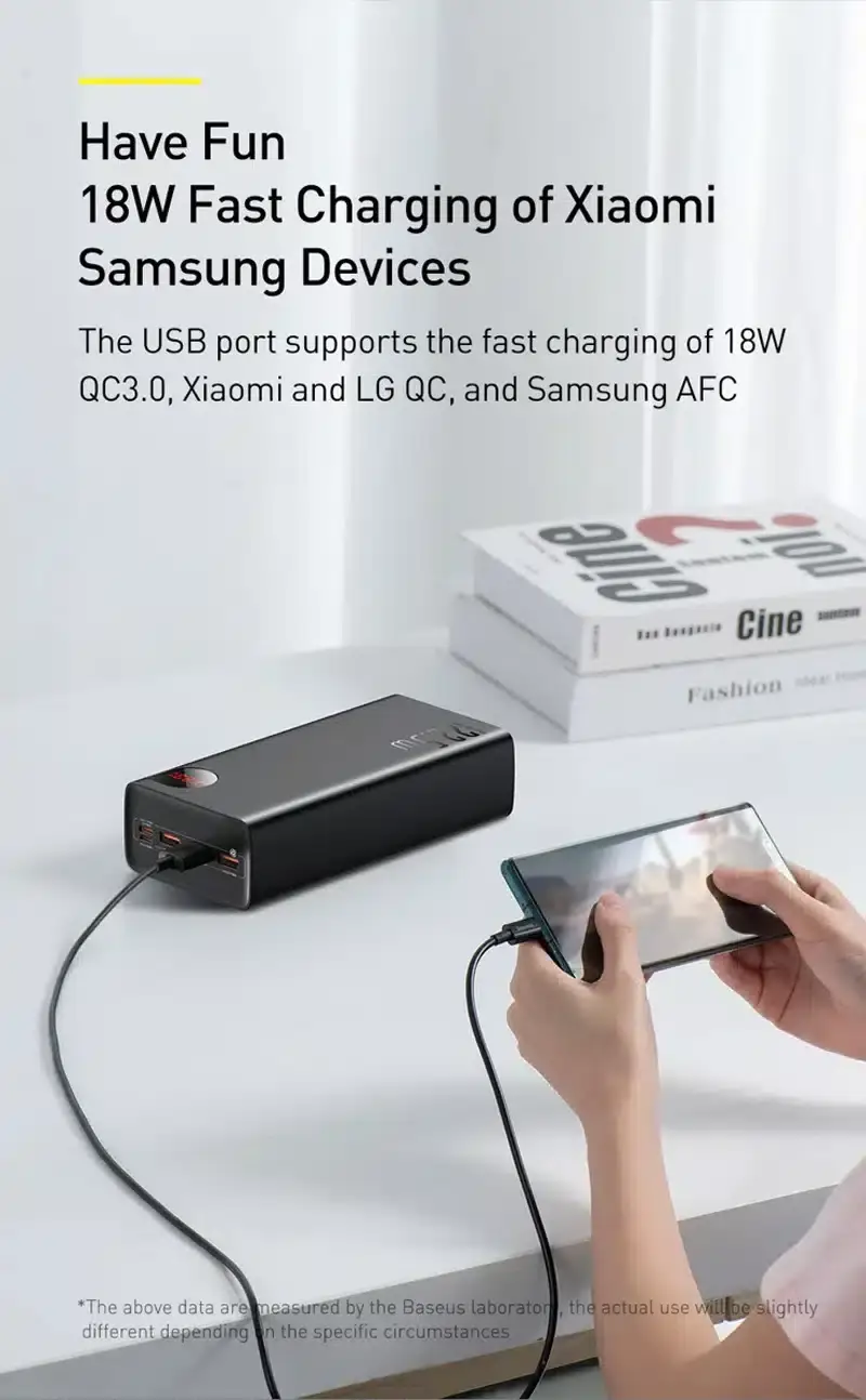 Baseus Adaman 40000mAh Power Bank 22.5W Fast Charging