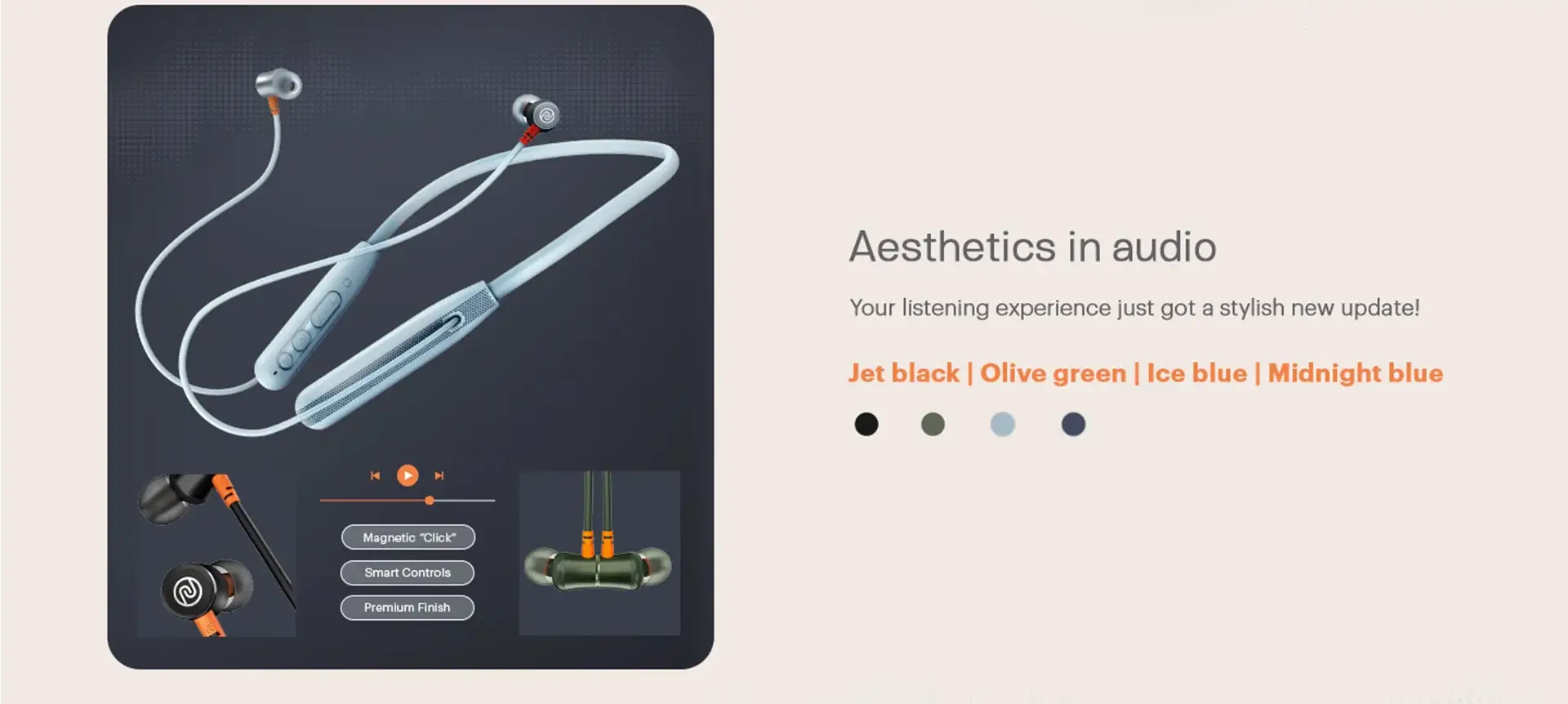 Noise Airwave Wireless Bluetooth Neckband In-Ear Earphones